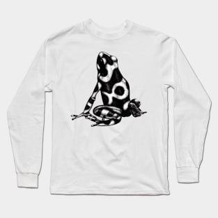 Green and black poison frog Long Sleeve T-Shirt